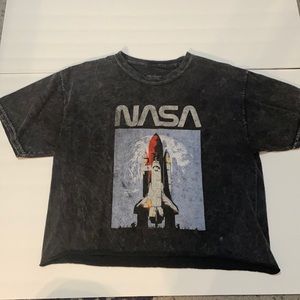 NASA graphic tee - crop top